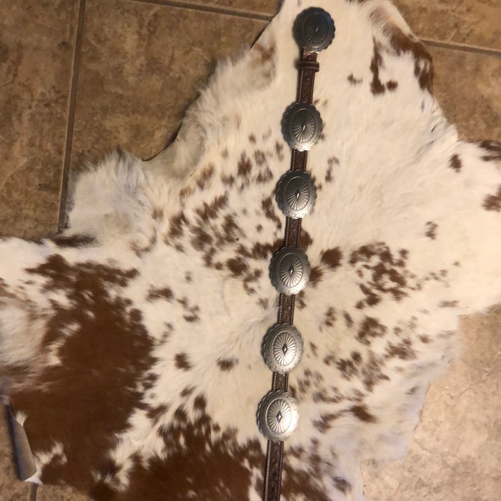Leather Concho belt
